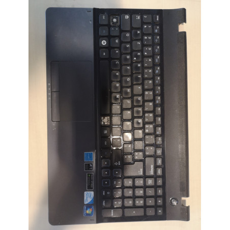 REPOSE POIGNET + Clavier Azerty + touch pad  BA75-03590B pour ordinateur np300e5c samsung - occasion