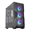 Boitier Moyen Tour ATX Cooler Master MasterBox TD500A RGB avec panneau vitré (Noir)