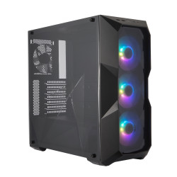 Boitier Moyen Tour ATX Cooler Master MasterBox TD500A RGB avec panneau vitré (Noir)