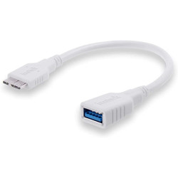 Inateck 20cm USB 3.0 micro-B OTG Cable