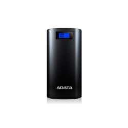 Batterie USB portable Adata 20000 mAh pour Tablettes Smartphones (Noir)