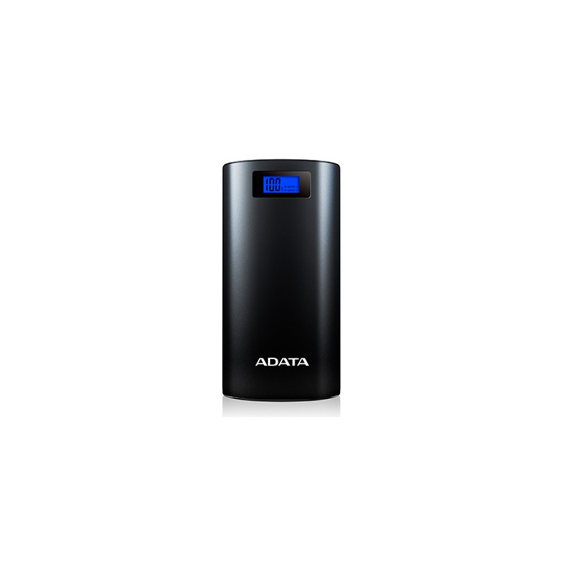Batterie USB portable Adata 20000 mAh pour Tablettes   Smartphones (Noir)