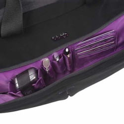 Sacoche Ordinateur Portable We Luxury Noir doublure violet 17,3" max