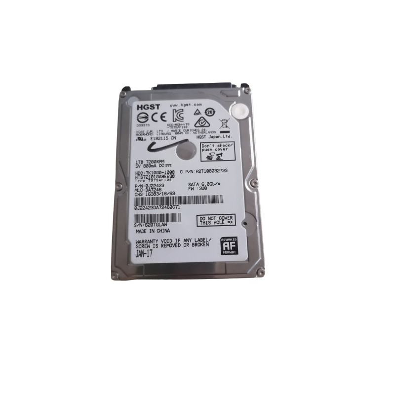 OCCASION - Disque Dur HGST HTS721010A9E630 1TB 7200rpm 2.5"