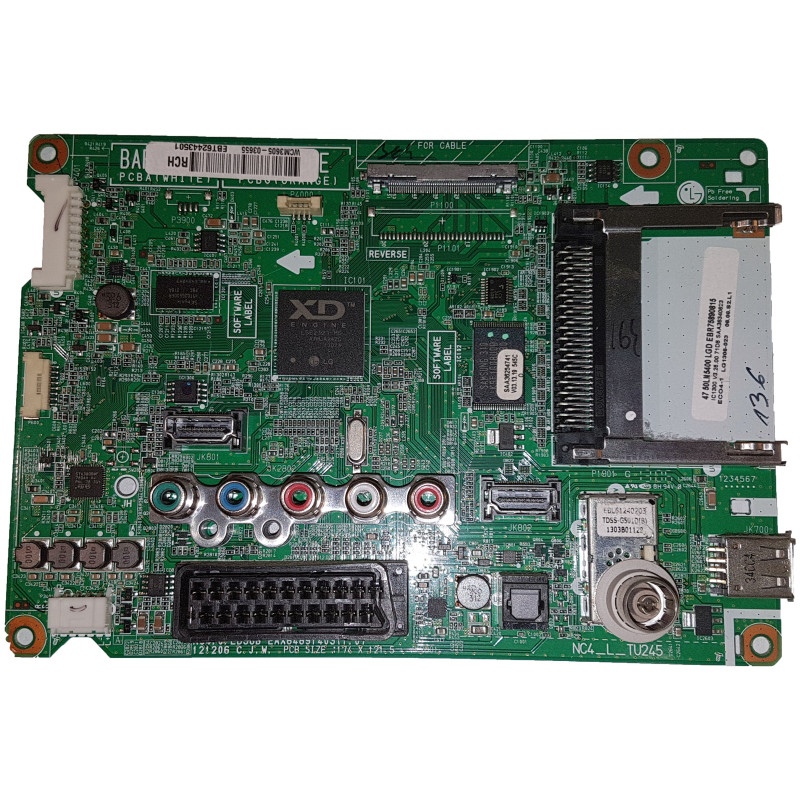 Carte de gestion Ebr75890815 pour TV LG 50LN5400