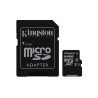 Carte mémoire Micro Secure Digital (micro SD) Kingston Canvas Select 64 Go SDHC Class 10 avec adaptateur