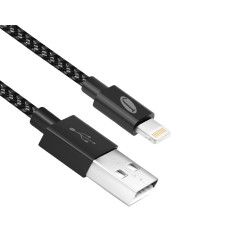 Câble Tressé USB vers Iphone 5 et supérieur - 2m