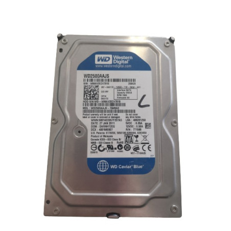 OCCASION - Disque Dur Western Digital WD2500AAJS-75M0A0 250GB SATA 3.5 7200TR/MIN