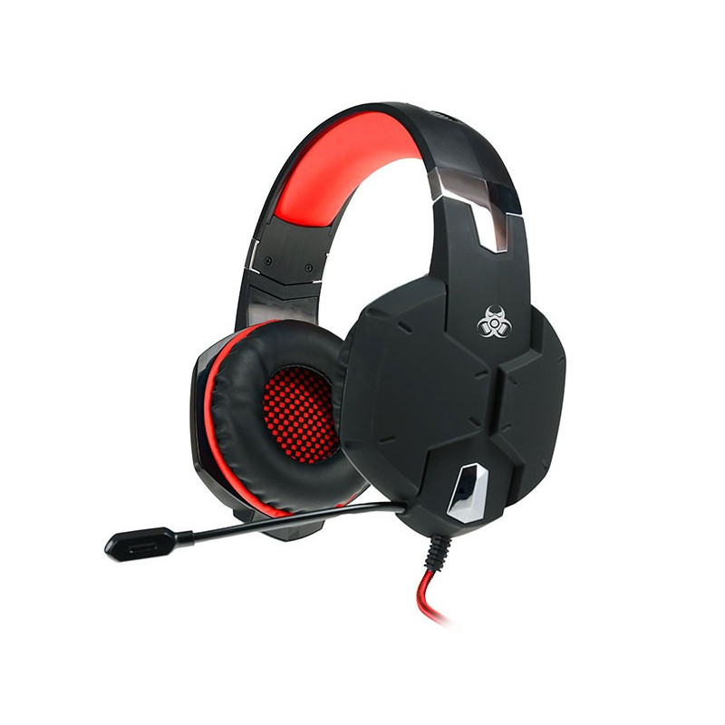 Casque Micro Tracer Dragon Red (Noir/Rouge)