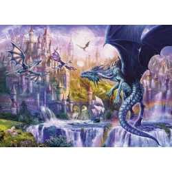 Puzzle Ravensburger - Le Chateau des Dragons (1000 pièces)