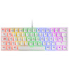 Clavier Gamer mécanique (Brown Switch) Mars Gaming MK60 RGB (Blanc)