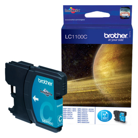 Cartouche d'encre Brother LC1100C (Cyan)