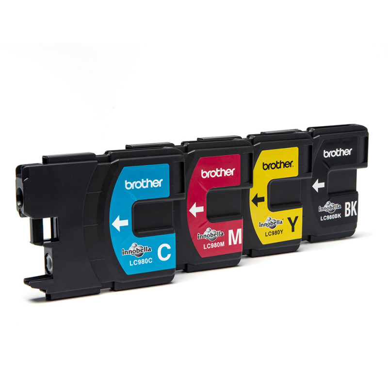 Pack 4 cartouches d'encre Brother LC980