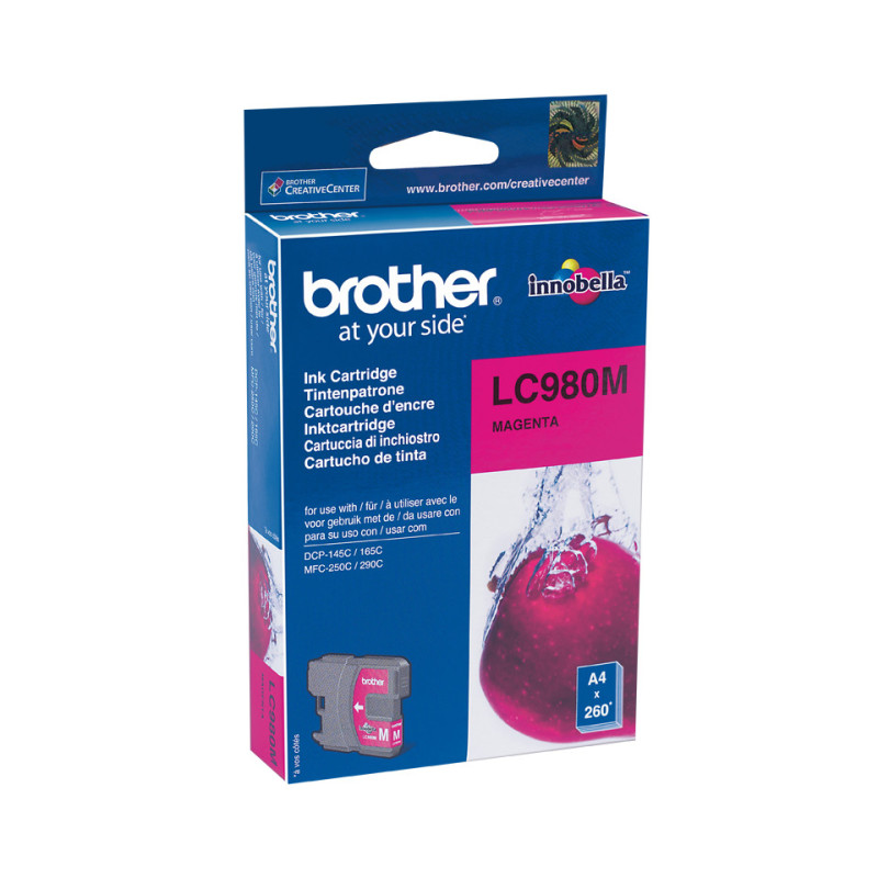 Cartouche d'encre Brother LC980M (Magenta)
