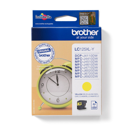 Cartouche d'encre Brother LC125XLY (Yellow)