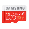 Carte mémoire Micro Secure Digital (micro SD) Samsung 256 Go EVO SDXC Class10 + adaptateur