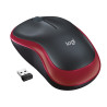 Souris sans fil Logitech Cordless Laser M185 (Rouge)