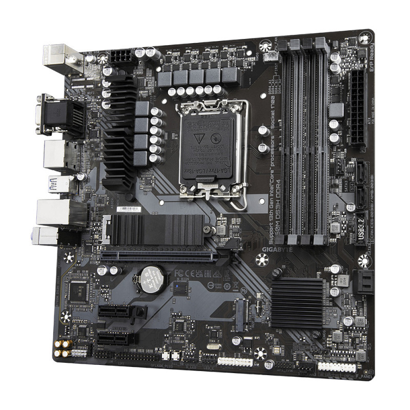 Carte Mère Gigabyte B760M DS3H DDR4 (Intel LGA 1700) Micro ATX