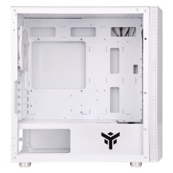 Boitier Mini Tour Micro ATX iTek Liflig 41 RGB avec panneau vitré (Blanc)