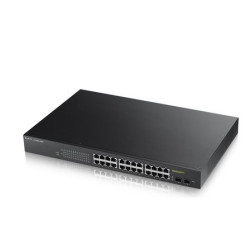 Switch réseau ethernet Gigabit Zyxel GS1900-HP v2 - 24 ports dont 24x PoE