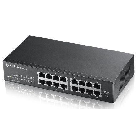 Switch réseau ethernet Gigabit Zyxel GS1100 v3 - 16 ports