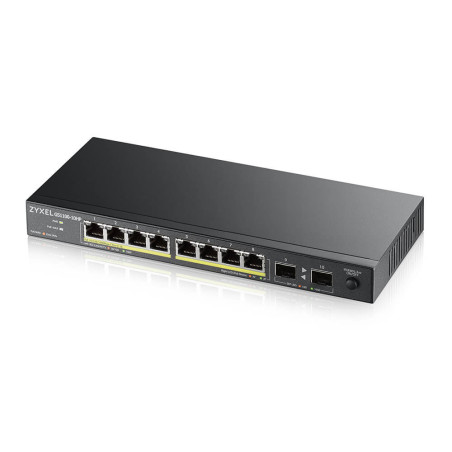 Switch réseau ethernet Gigabit Zyxel GS1100-HP v2 - 10 ports dont 8x PoE