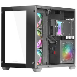 Boitier Grand Tour E-ATX Mars Gaming MCV3 avec panneaux vitrés (Noir)