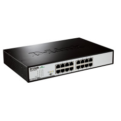 Switch réseau ethernet Gigabit rackable D-Link DGS-1016D - 16 ports