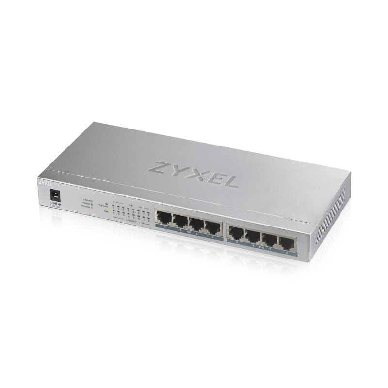 Switch réseau ethernet Gigabit Zyxel GS1008-HP - 8 ports dont 8x PoE