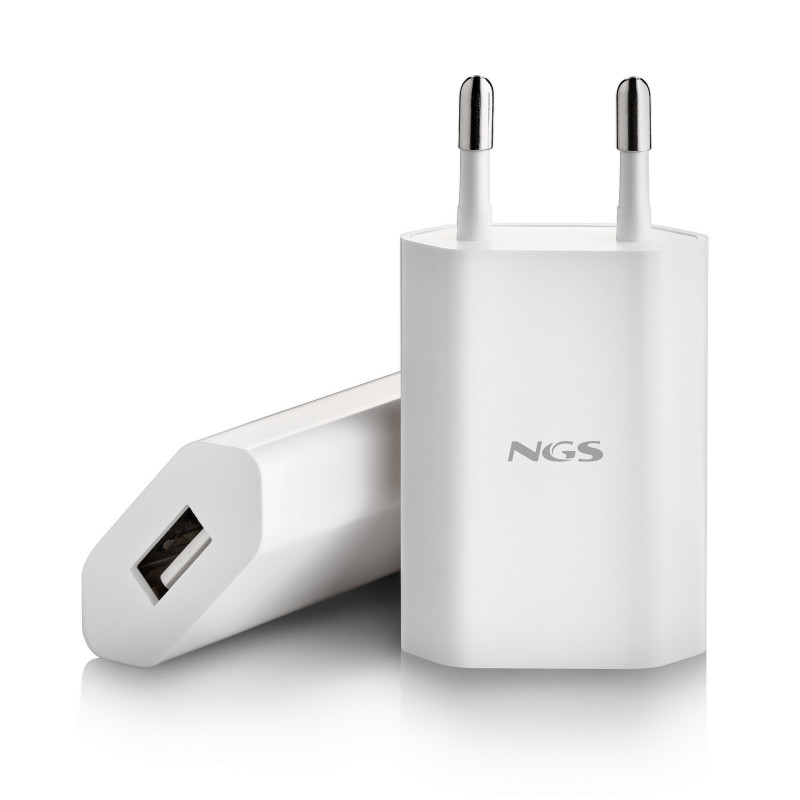 Chargeur secteur Universel NGS USB-A- 10W (Blanc)