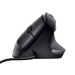 Souris filaire ergonomique Trust Verticale pour droitier Bayo (Noir)