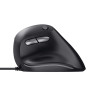 Souris filaire ergonomique Trust Verticale pour droitier Bayo (Noir)