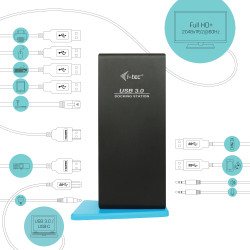 Station accueil universelle USB 3.0 type A C I-Tec