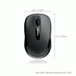 Souris sans fil Microsoft Wireless Mobile Mouse 3500 (Noir)