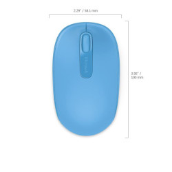 Souris sans fil Microsoft Wireless Mobile Mouse 1850 (Bleu)