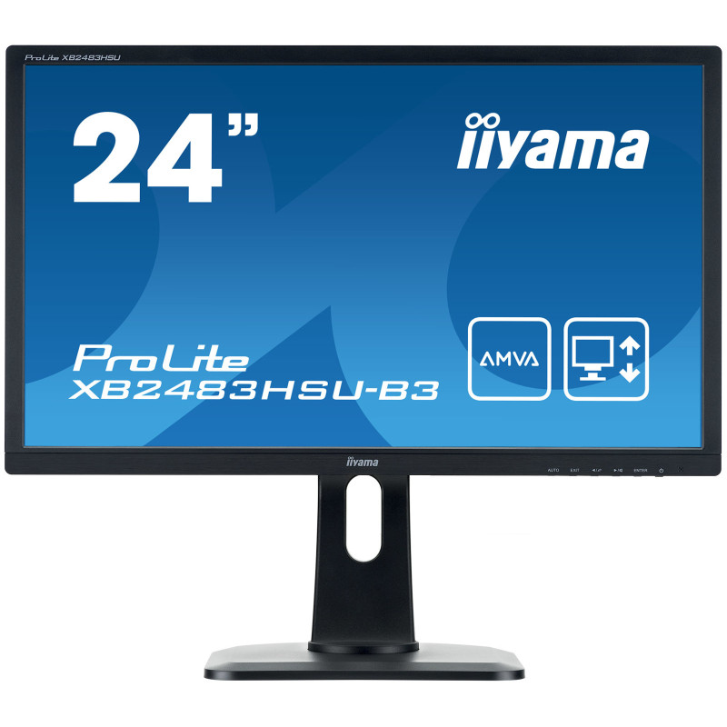 Ecran LED 24" Iiyama XB2483HSU-B3	Full HD (Fonction Pivot)