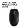 Souris filaire Logitech B110 Silent USB (Noir)