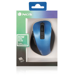 Souris sans fil NGS Bow Mini (Noir Bleu)