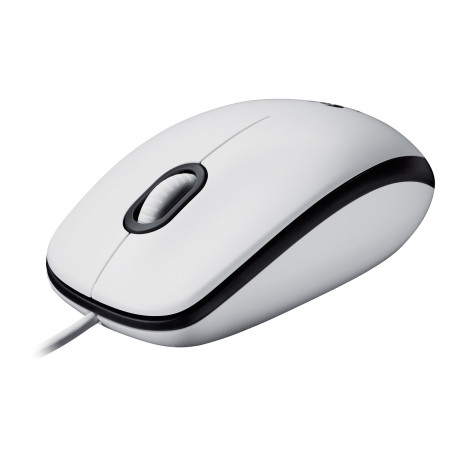 Souris filaire Logitech M100 (Noir Blanc)