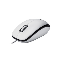 Souris filaire Logitech M100 (Noir Blanc)