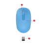 Souris sans fil Microsoft Wireless Mobile Mouse 1850 (Rose)