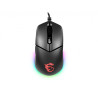 Souris filaire Gamer MSI Clutch GM11 RGB (Noir)