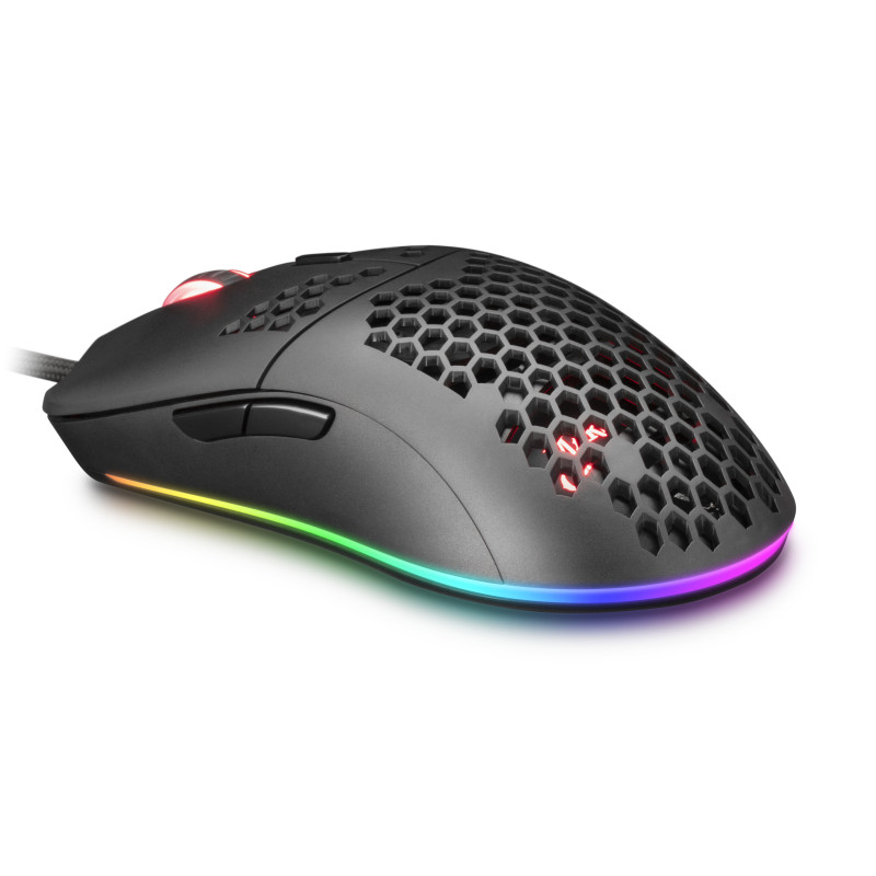 Souris filaire Gamer Mars Gaming MMAX RGB (Noir)