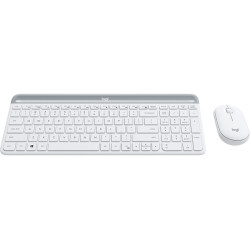 Pack Clavier Souris sans fil Logitech MK470 (Blanc)