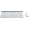 Pack Clavier Souris sans fil Logitech MK470 (Blanc)