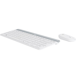 Pack Clavier Souris sans fil Logitech MK470 (Blanc)