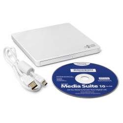 Graveur DVD externe Hitachi LG GP60 slim (Blanc)