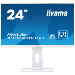 Ecran LED 24" Iiyama Prolite XUB2492HSU Full HD (Blanc)