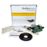 Carte Contrôleur PCI-Express StarTech Low profile  2 ports série (RS232)
