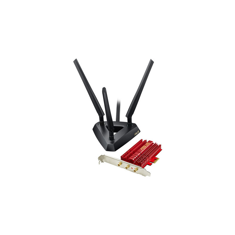 Carte Réseau PCI-Express Wifi & Bluetooth Asus PCE-AC68 (AC1900)